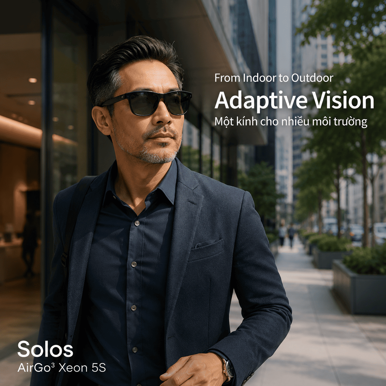 Mặt gọng Solos AirGo 3 Xeon 5S
