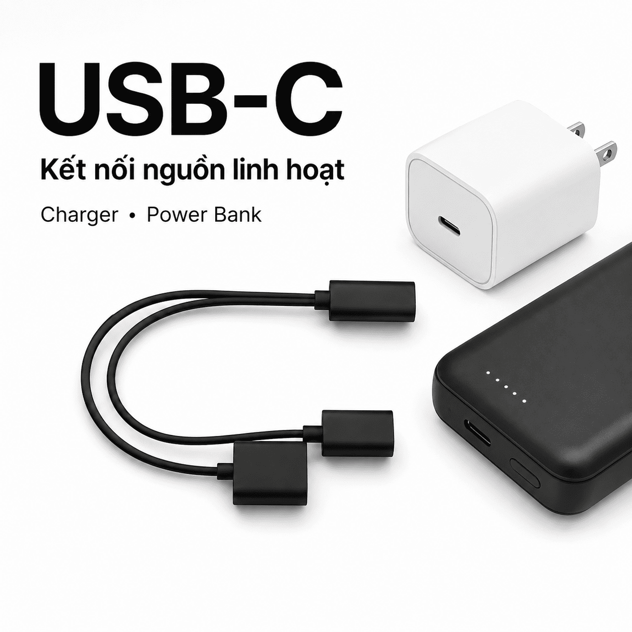 Cáp sạc từ tính USB-C