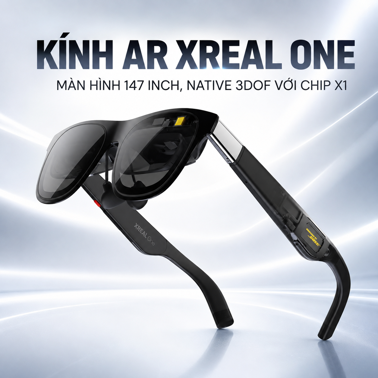 Kính AR XREAL One – Màn hình 147 inch, Native 3DoF với chip X1 Kính AR XREAL One – Màn hình 147 inch, Native 3DoF với chip X1