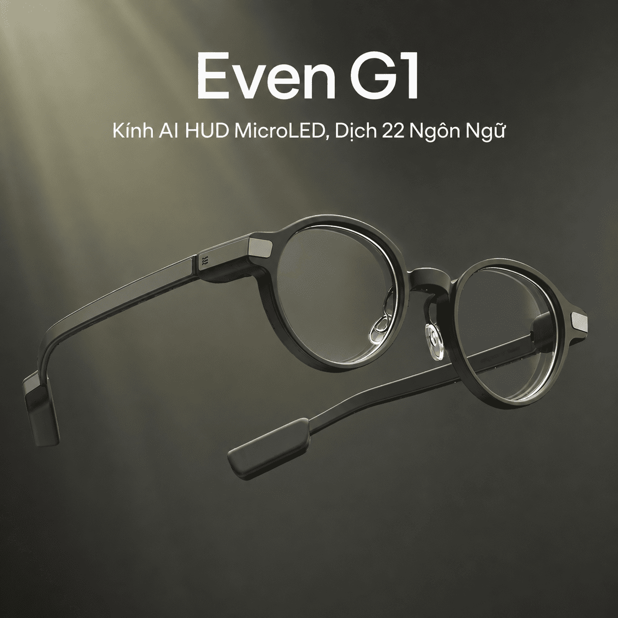 Even G1 – Kính AI HUD MicroLED, Dịch 22 Ngôn Ngữ Even G1 – Kính AI HUD MicroLED, Dịch 22 Ngôn Ngữ