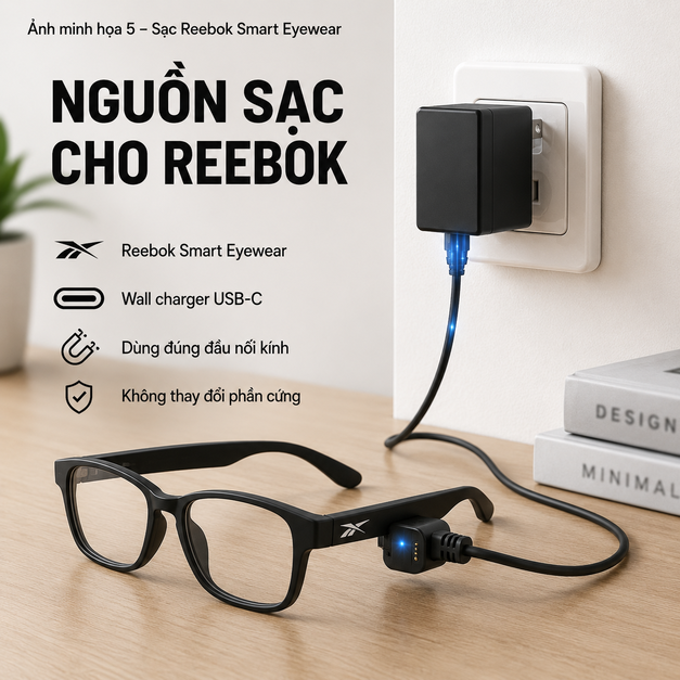 Củ sạc tường USB-C Lucyd Reebok