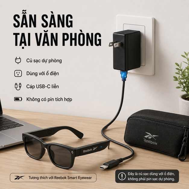 Củ sạc tường USB-C Lucyd Reebok