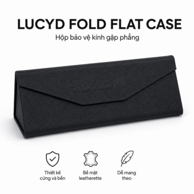 Hộp bảo vệ Lucyd Fold Flat Case – Gập phẳng tiện mang theo và bảo vệ kính bền chắc