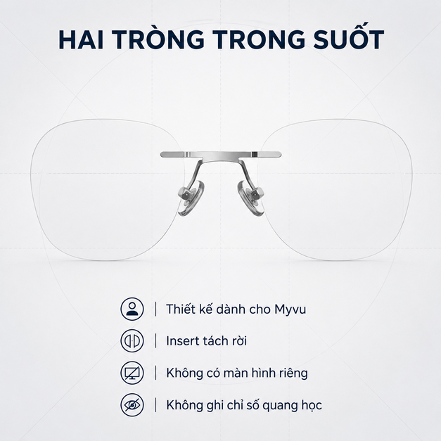 Bộ insert tròng Plano Inserts for Captify Myvu
