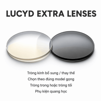 Tròng kính thay thế Lucyd Extra Lenses – Đổi tròng linh hoạt và tùy biến kính thuận tiện