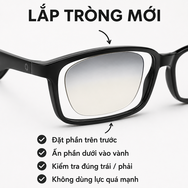 Tròng kính thay thế Lucyd Extra Lenses