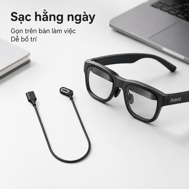 Cáp sạc Rokid Glasses Charging Cable
