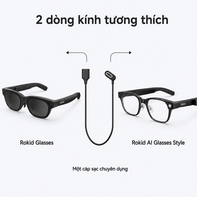 Cáp sạc Rokid Glasses Charging Cable