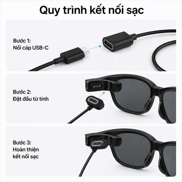 Cáp sạc Rokid Glasses Charging Cable