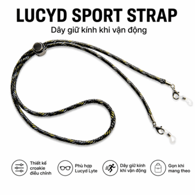 Dây đeo kính Lucyd Sport Strap – Điều chỉnh linh hoạt và giữ kính an toàn khi vận động