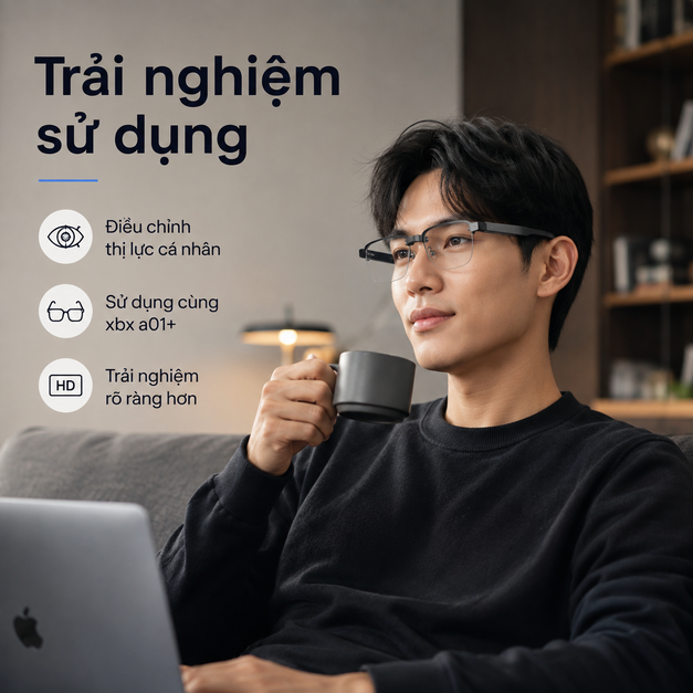 Tròng kính cận XREAL xbx a01 Plus
