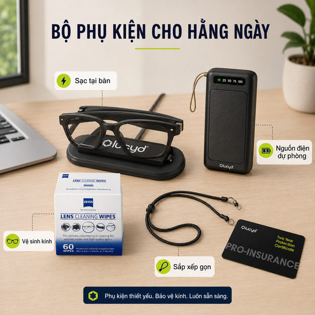 Bộ phụ kiện Lucyd Pro Accessory Kit