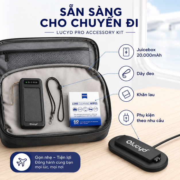 Bộ phụ kiện Lucyd Pro Accessory Kit