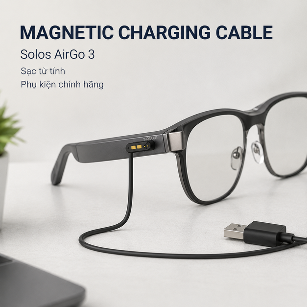 Cáp sạc từ tính Solos AirGo 3