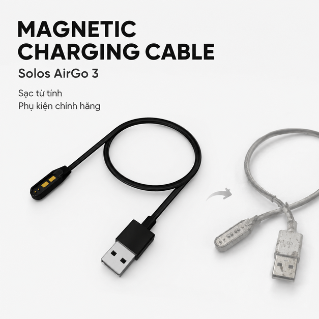 Cáp sạc từ tính Solos AirGo 3