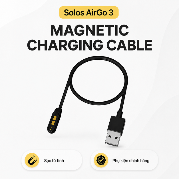 Cáp sạc từ tính Solos AirGo 3