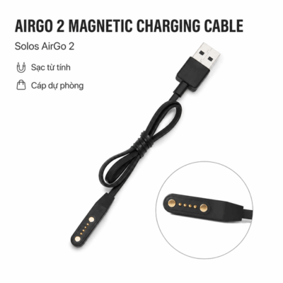 Cáp sạc từ tính Solos AirGo 2 – Kết nối tiện lợi và duy trì trải nghiệm kính thông minh