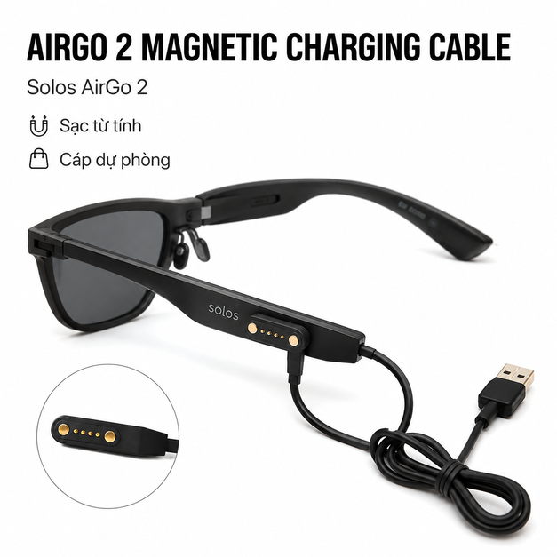 Cáp sạc từ tính Solos AirGo 2