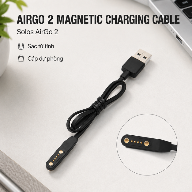 Cáp sạc từ tính Solos AirGo 2