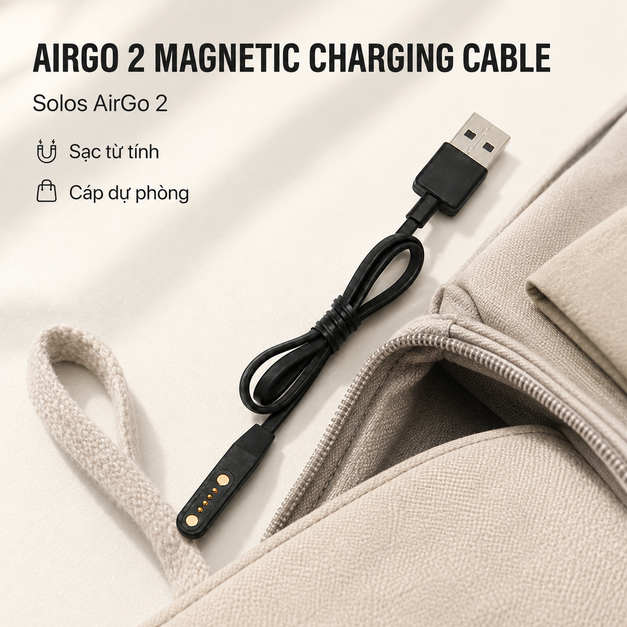 Cáp sạc từ tính Solos AirGo 2