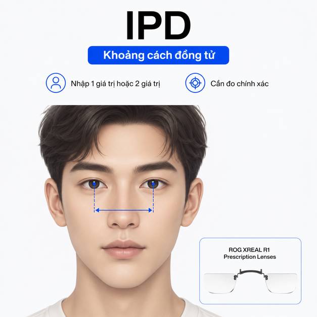 Tròng kính cận ROG XREAL R1 Prescription Lenses