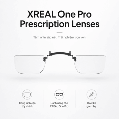 Tròng kính cận XREAL One Pro Prescription Lenses – Tùy chỉnh đơn kính và hỗ trợ quan sát rõ nét