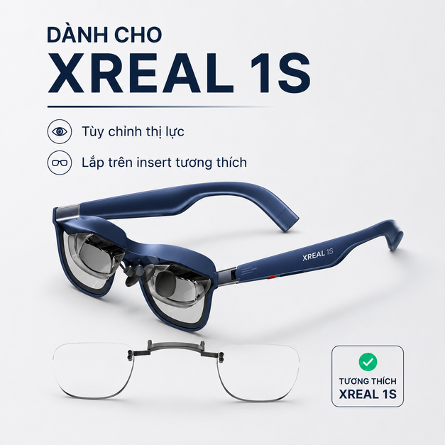 Tròng kính cận XREAL One / 1S Prescription Lenses