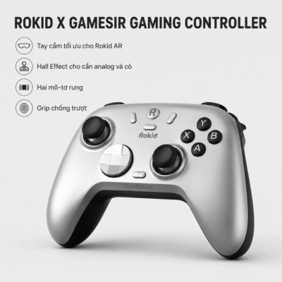Bộ điều khiển Rokid X GameSir Gaming Controller – Hall Effect và thao tác chính xác