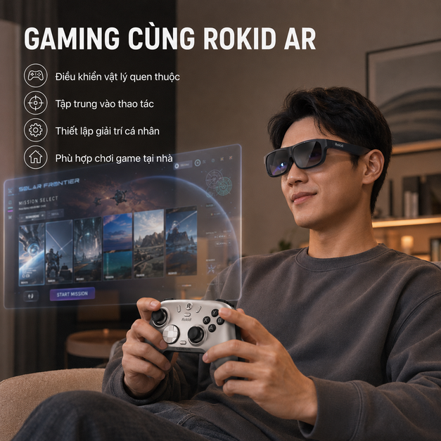 Bộ điều khiển Rokid X GameSir Gaming Controller