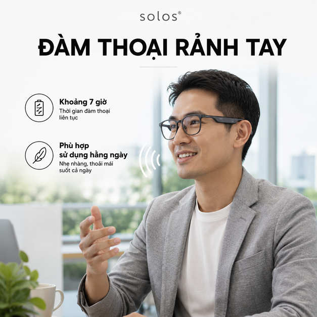 Bộ càng kính Solos AirGo 2 Temples Kit