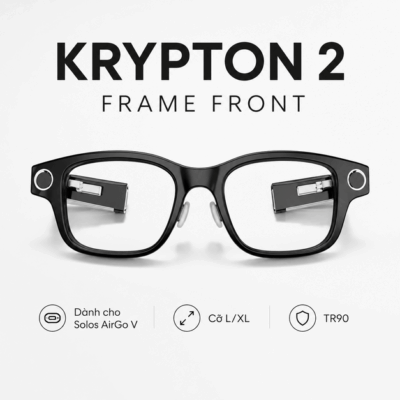 Mặt gọng Solos Krypton 2 Frame Front – Gọng TR90 và tùy biến AirGo V cỡ L/XL