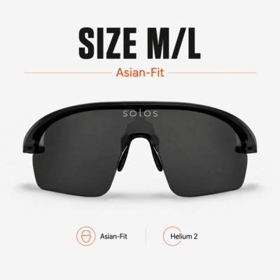 Mặt gọng Solos Helium 2 Frame Front Asian-Fit – Sunlens đa biến thể và tùy biến AirGo linh hoạt