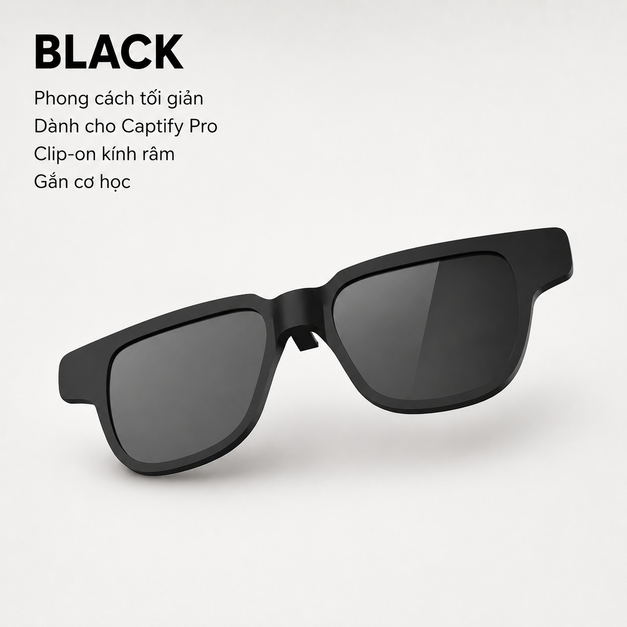 Clip-on kính râm Sunglass Clip-On for Captify Pro