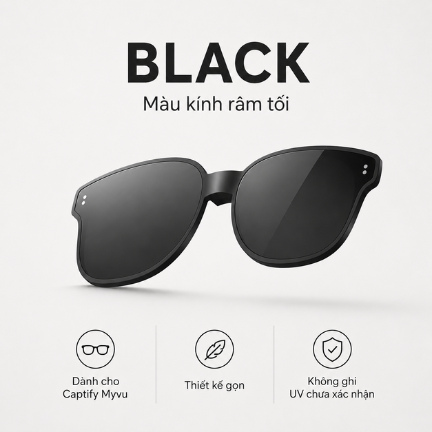 Clip-on kính râm Sunglass Clip-On for Captify Myvu