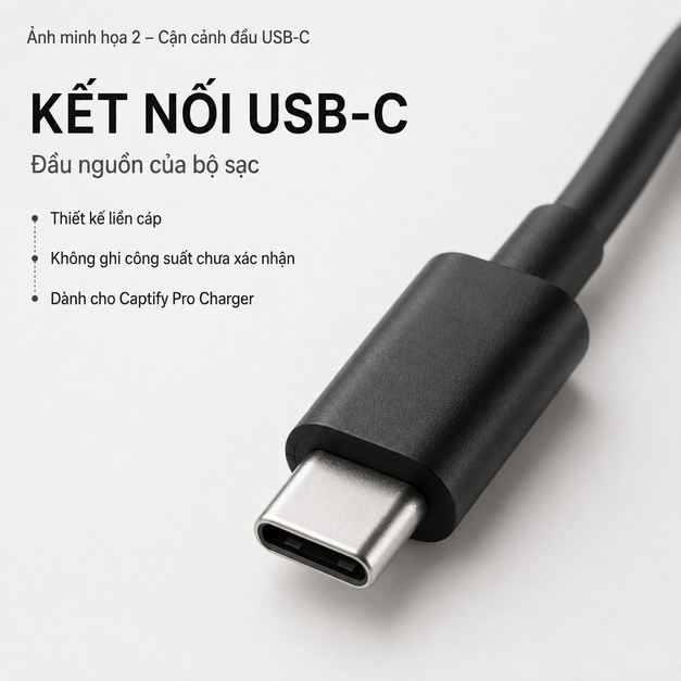 Bộ sạc Captify Pro Charger