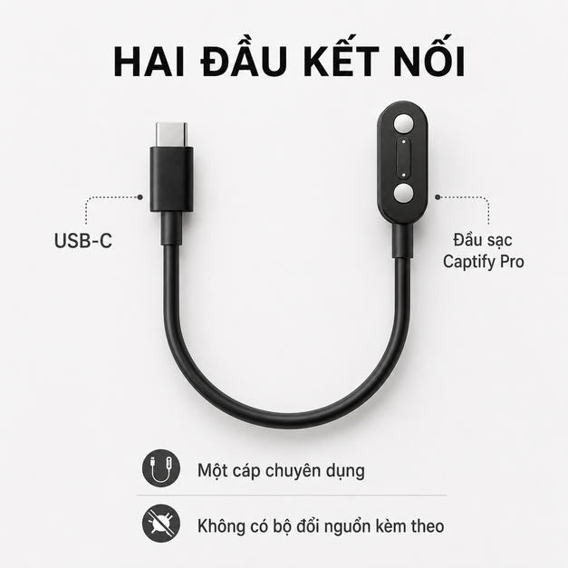 Bộ sạc Captify Pro Charger