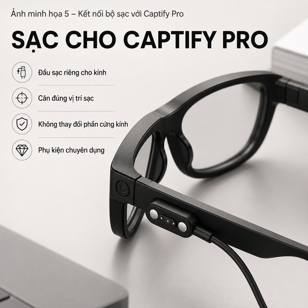 Bộ sạc Captify Pro Charger