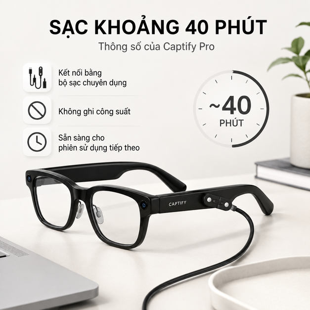 Bộ sạc Captify Pro Charger