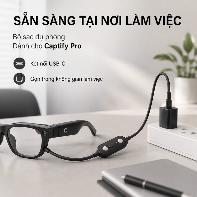 Bộ sạc Captify Pro Charger
