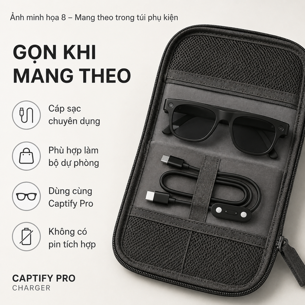 Bộ sạc Captify Pro Charger