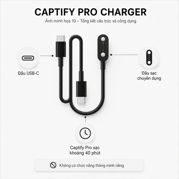 Bộ sạc Captify Pro Charger