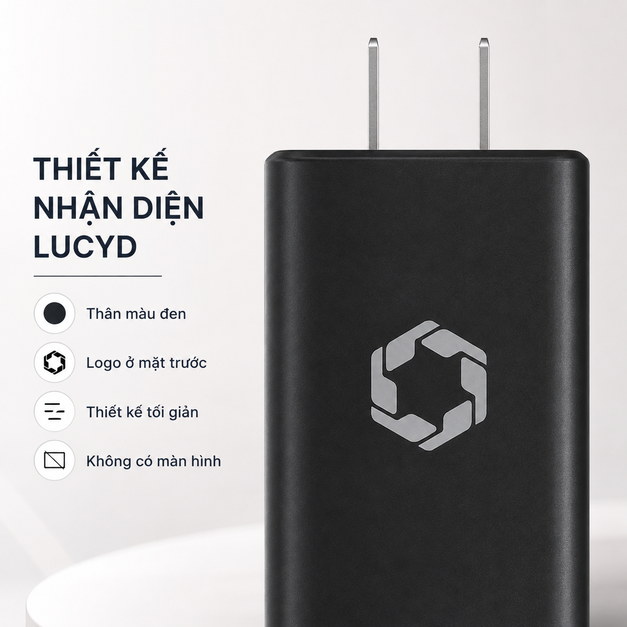 Củ sạc Lucyd Charging Brick