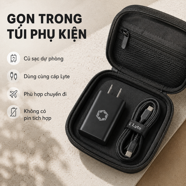 Củ sạc Lucyd Charging Brick