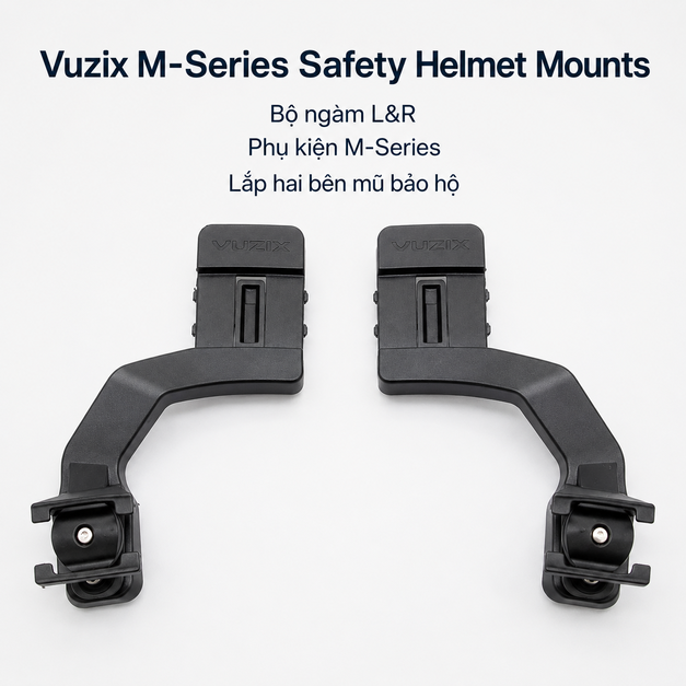 Ngàm mũ bảo hộ Vuzix M-Series Safety Helmet Mounts (L&R) – Xoay 30 độ và lắp kính linh hoạt Ngàm mũ bảo hộ Vuzix M-Series Safety Helmet Mounts (L&R) – Xoay 30 độ và lắp kính linh hoạt