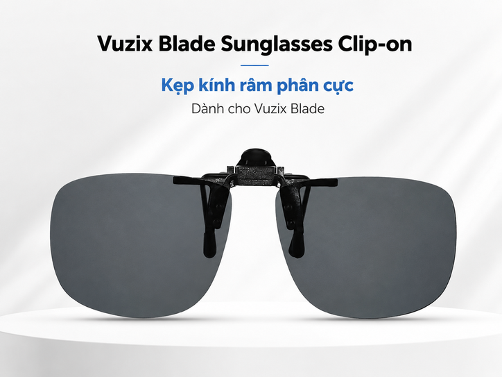Clip-on kính râm Vuzix Blade – Tròng phân cực UV400 và giảm chói ngoài trời Clip-on kính râm Vuzix Blade – Tròng phân cực UV400 và giảm chói ngoài trời