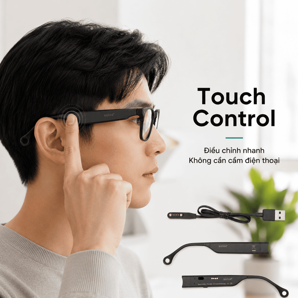 Bộ càng kính Solos AirGo 2