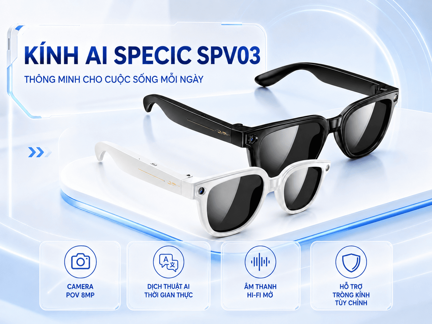 Kính thông minh SpeCiC AI Smart Glasses
