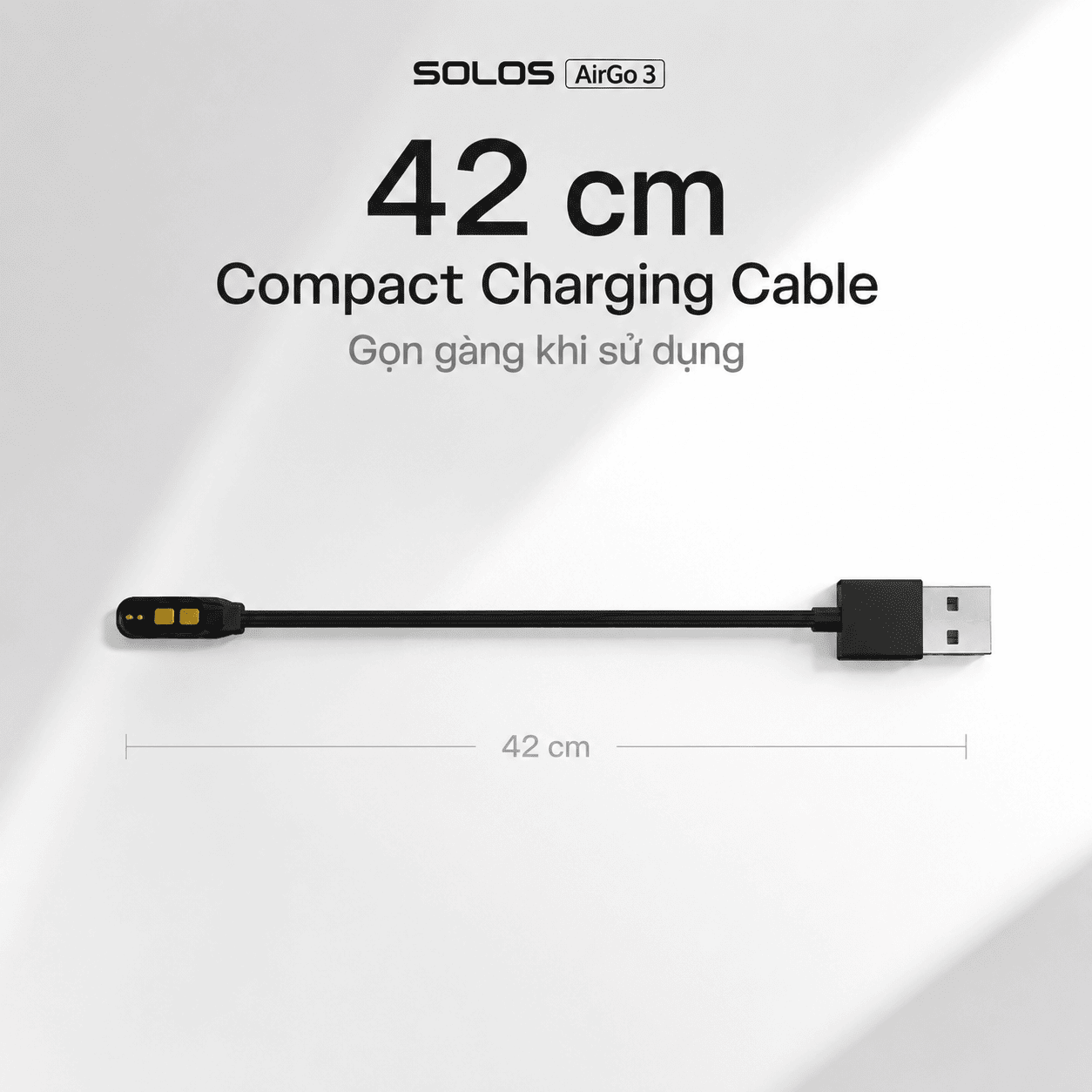Cáp sạc từ tính Solos AirGo 3 