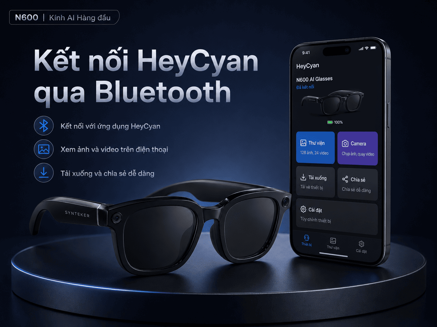 Kính AI Synteker N600