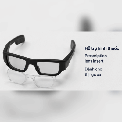 Kính thông minh XanderGlasses II – Phụ đề thời gian thực, dịch ngoại tuyến